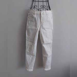 Celebrity Pink White Ankle Skinny Jeans